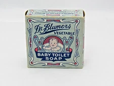 Vintage Dr. Blumers Vegetable Baby Toilet Soap BOX ONLY Chicago USA