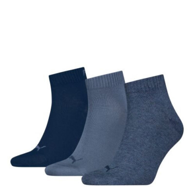 3-15 Paar, Puma Quarter Herren Damen Socken Strümpfe Kurzsocken uni Größe 39-46*