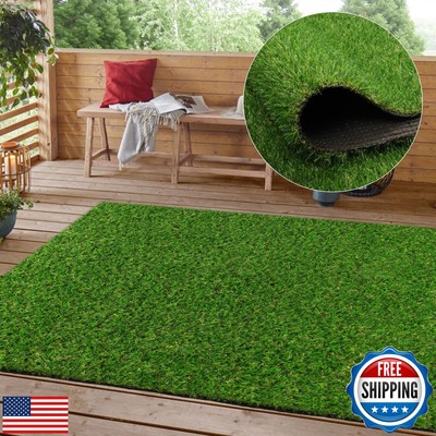 Heyroll Realistic Artificial Turf Grass, 3 FT X 5 FT Artificial Synthetic Fak