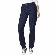 WonderWink WonderFlex Women's Cargo Zip Jogger Pants, Navy, 2XL Tall, NWT