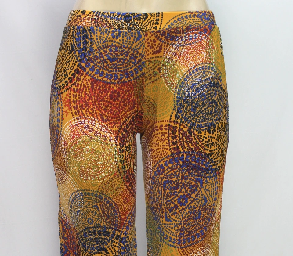 Cha Cha Vente Women's Pants Stretch Multicolor Petite Size PM - Image 3 of 4