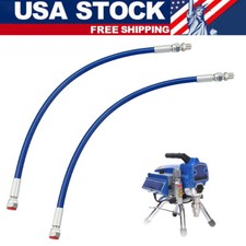 2 Pack 50cm Whip Hose Pipe for Airless Paint Sprayers Graco 390/395 / 490/495