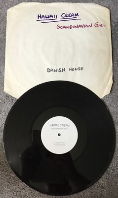 HAWAII CREAM- Scandinavian Girl. 12  DANISH HOUSE White Label.  