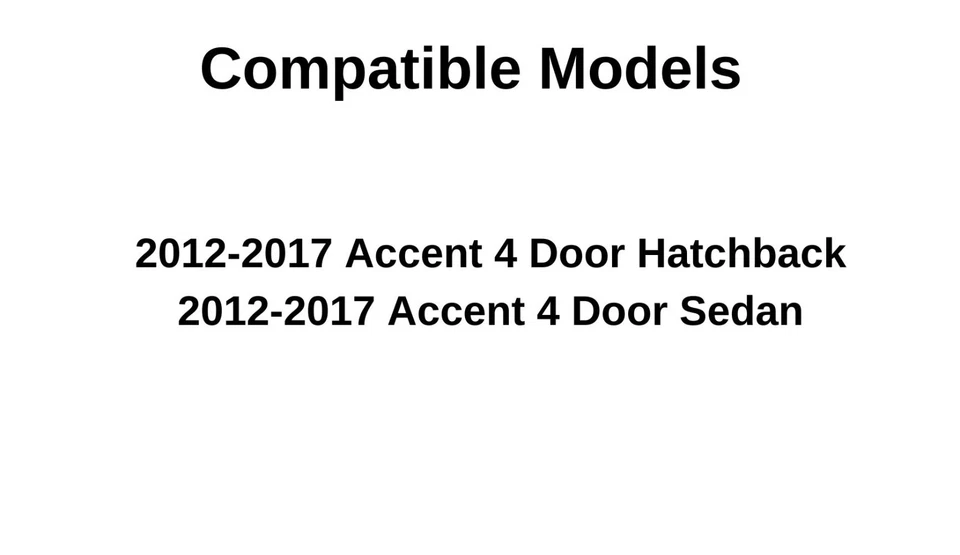 Fits 2012-2017 Hyundai Accent Passenger Right Side Front Door Window Glass Foto 2 de 4