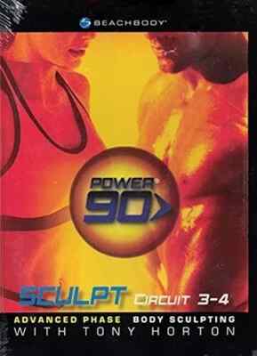 POWER 90 - Sculpt Circuit 3-4 Advance Phase TONY HORTON DVD NEW/SEALED #B16