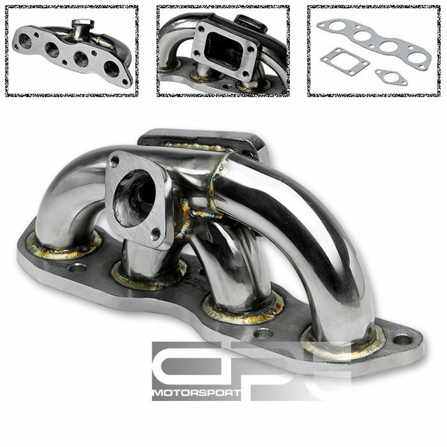 STAINLESS T3/T4 RACING SPORT TURBO MANIFOLD 0708 HONDA FIT/JAZZ GD3