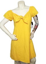 Nine West Women's Minka Yellow Sunflower Dress Size 6