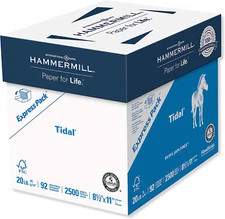 Hammermill Printer Paper, Tidal 20 Lb Copy Paper, 8.5 X 11 - Express Pack (2,500