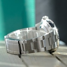 Rolex Submariner Date Mens Watch Steel Blue Dial Blue Insert Bezel Oyster 40mm 8