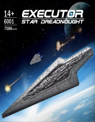 13134 MOC Executor Star Dreadnought Star Wars Super Star Destroyer 7550 Teile