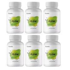 GLUCOFLOW Diabetic Glucose Support Supplement Blood Sugar -6 Bottles