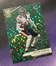 2024 Donruss Elite #74 Jaylon Johnson Green Disco - Chicago Bears