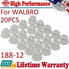 20PCS Fuel Pump Carburetor Primer Bulbs 188-12 For Poulan Echo Shindaiwa Walbro