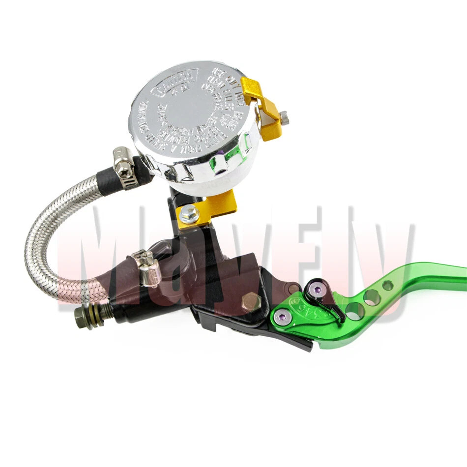 Alavancas de reservatório cilindro mestre embreagem freio 7/8"" ajuste universal motocicleta - Imagem 4 de 4