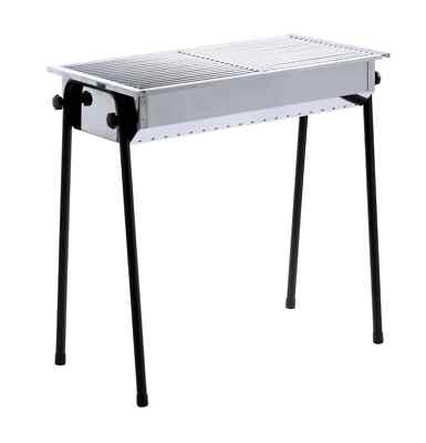 Hendi Holzkohle-Grill Tisch-Grill Stand-Grill Inkl. 2 Roste aus Edelstahl NEU