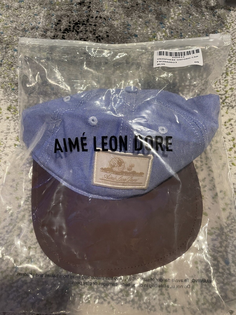 NEW Aime Leon Dore Unisphere Oxford Cap Blue One Size FW2020 | eBay