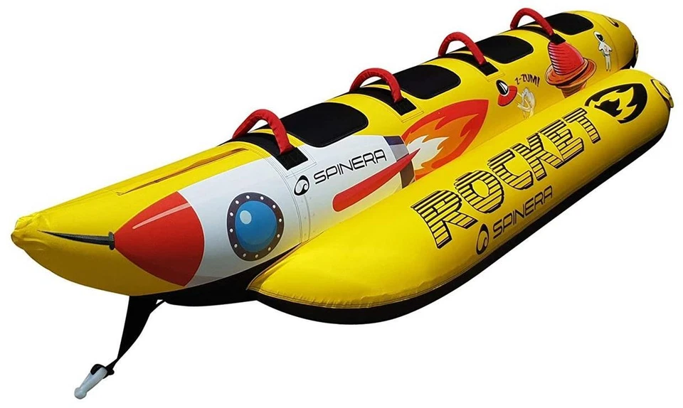 SPINERA ROCKET Towable Tube Banane Funtube von 2- 4 Personen