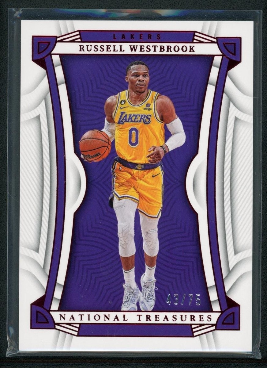 2022-23 RUSSELL WESTBROOK 43/75 PANINI NATIONAL TREASURES | eBay
