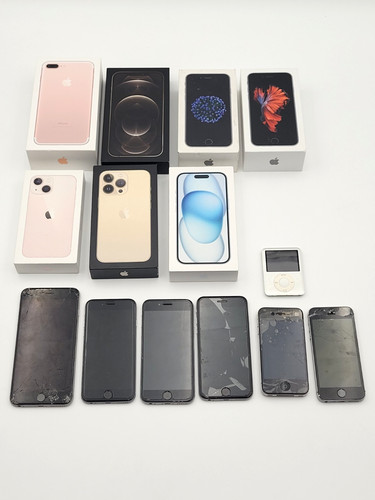 Apple iPhone 4 / 6 / 6s / SE / Plus / iPod Nano & Empty Box Lot 14 PARTS/REPAIR