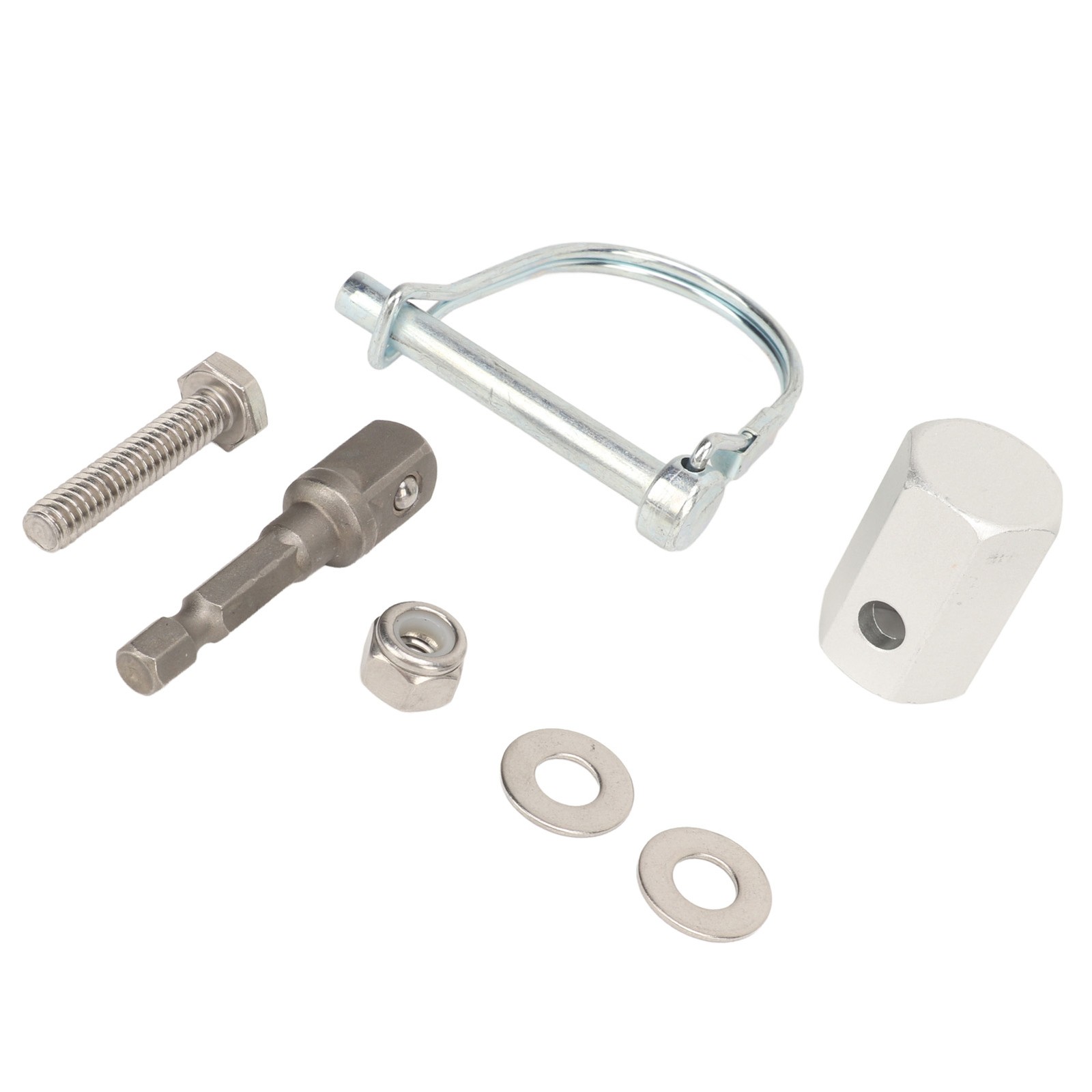Hot Top Wind Trailer Jack Crank Handle With Cordless Adapter Aluminum