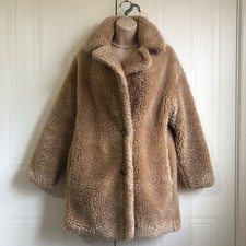 Topshop Teddy Coat Borg