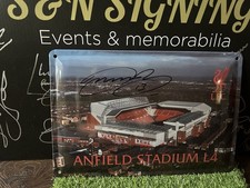 Danny Murphy Signed Anfield stadium metal plaque  *private signing * COA