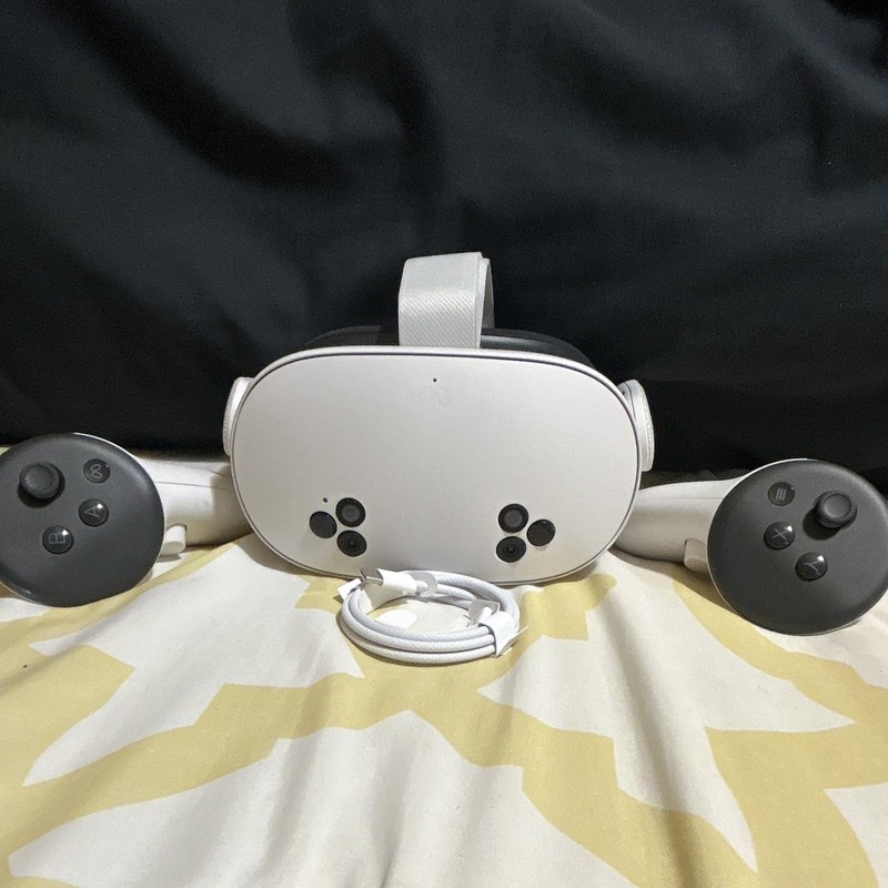 Meta Quest 3 Standalone VR Headset w/ Touch Plus Controllers, USB-C