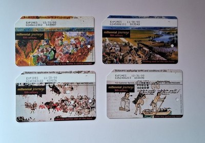 Mta Metro Cards- Millenial Journeys  Lot Of 4
