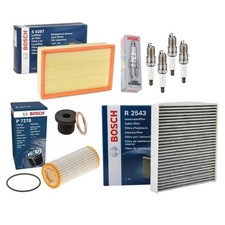 BOSCH FILTERS + NGK SPARK PLUGS FULL SERVICE KIT FOR AUDI S3 2.0 VORSPRUNG 2020+