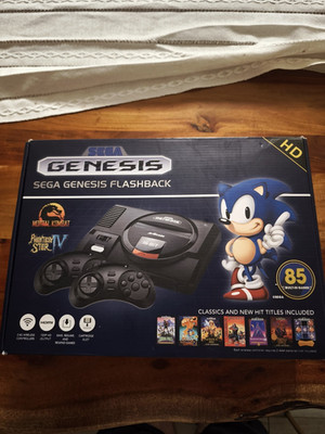 AtGames Sega Genesis Flashback HD Konsole, HDMI, 2 kabellose Controller