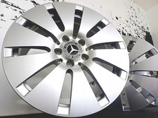 4x Alufelge 17 Zoll 7.0" 5x112 48 5ET Silber Mercedes-Benz W205 W204 Rim Wheel