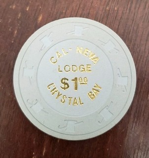 $1 Cal Neva Lodge Crystal Bay Casino Chip