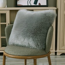 Pack of 2 Faux Fur Fluffy Cushion Covers Throw Decorative Square Cushions Case
