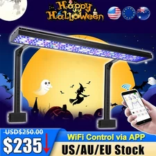 PopBloom Reef Led Aquarium Light Full Spectrum for Marine Reef Coral Fish Tank