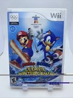 Mario & Sonic At The Olympic Winter Games Wii Video Game & Manual Nintendo 2009