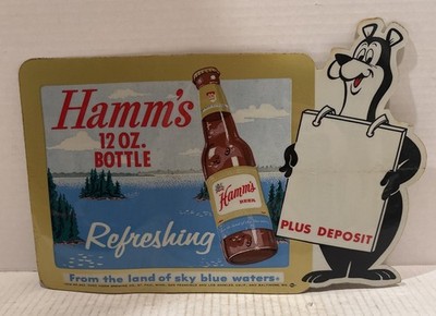 Vintage Rare 1954-1962 Hamms Beer Decal Sticker No. 643 Goodstix Decals NOS  