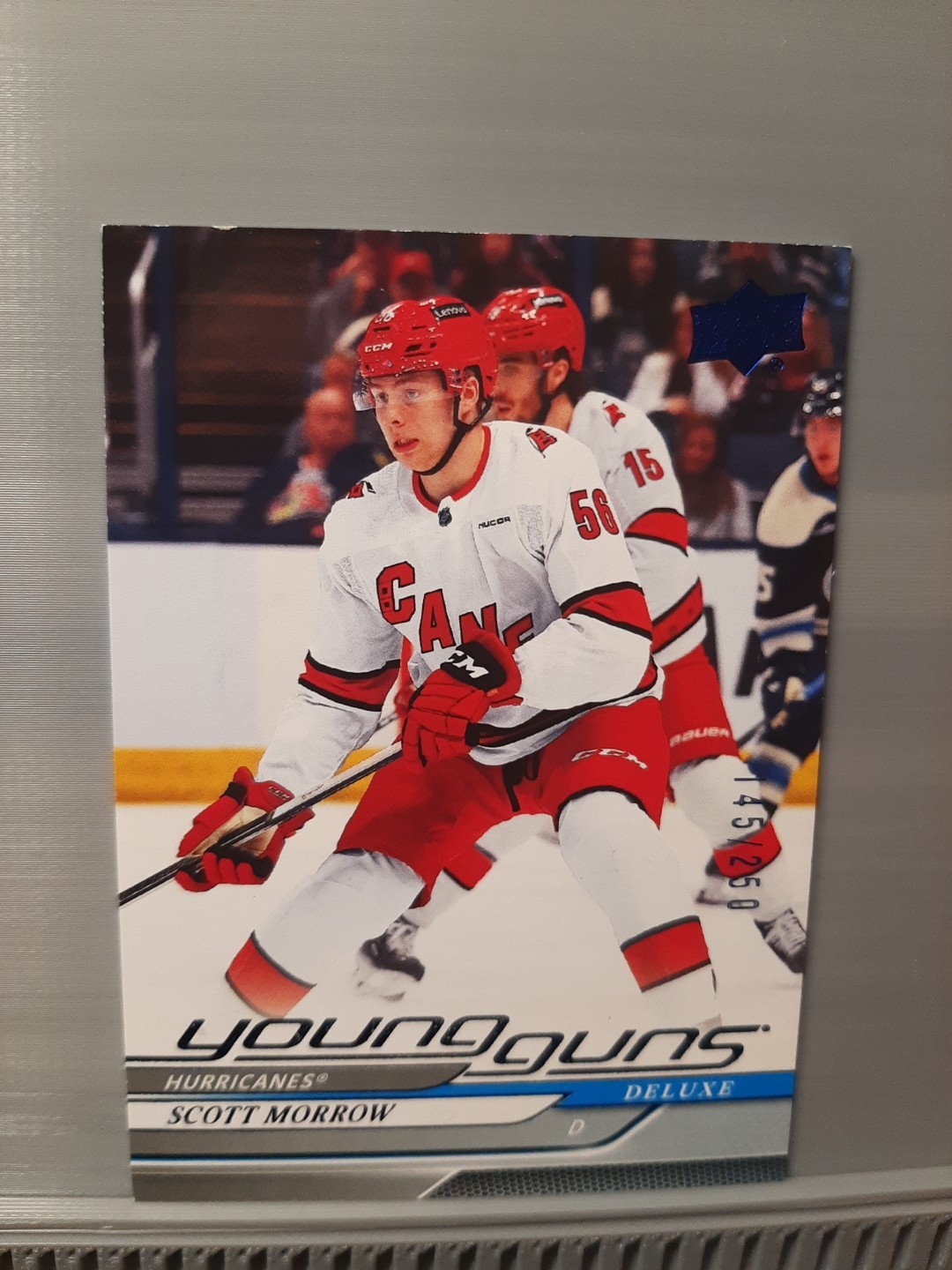 2024 UPPER DECK #225 SCOTT MORROW DELUXE YOUNG GUNS RC ROOKIE /250