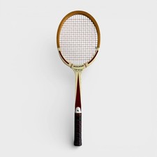 RARE Vintage HILTON Top-Star Professional Wooden Tennis Racket - Made in Belgium