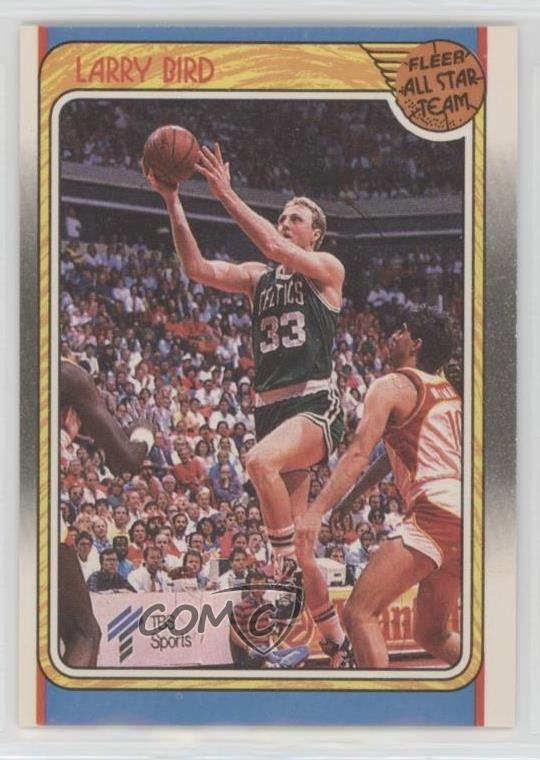 1988-89 Fleer Fleer All Star Team Larry Bird #124 HOF 13un