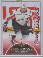2021-22 UD Aliaksei Protas Young Guns Canvas RC C367 Washington Capitals Mint