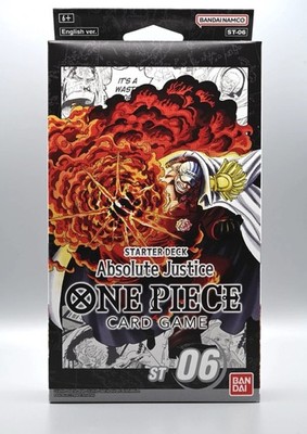 One Piece Card Game: Starter Deck ST-06 - Absolute Justice (ST06) ENG Sealed NEW