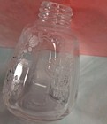 Set of 2 - Vintage Cut Clear Etched Glass Floral Small Damask Perfume Bottles — photo 8