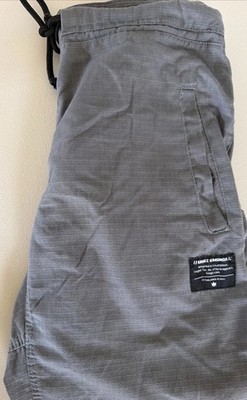 Kingz Kimonos Men's Size A1 Gray Casual Ripstop Pants Drawstring Pocket