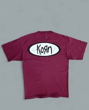 Vintage 1996 Korn Life Is Peachy Era Single Stich Murina USA T-shirt - Band Tee