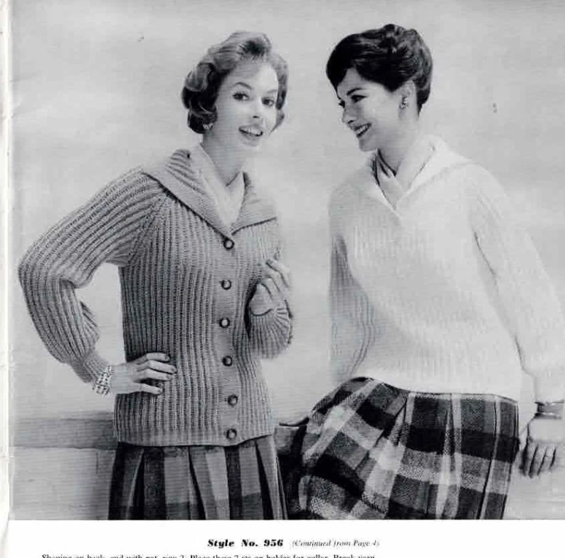Knitting Pattern Fleisher Sweater Book Cardigans Pullovers Jackets 1961 Vintage - Image 3 of 4