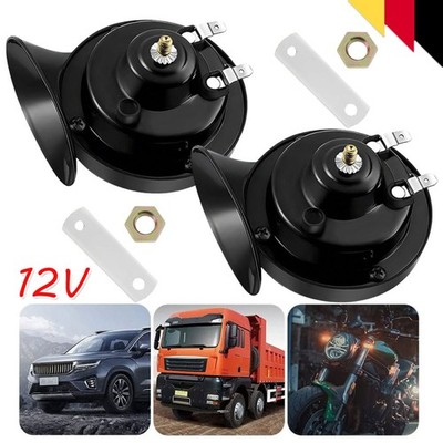 300DB 12V Dual Trumpets Super Loud Car Electric Horn Truck Boat Train Speaker DE