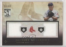 2010 Topps Tribute Dual Relic 13/99 Jacoby Ellsbury #TDR-JE 0b2