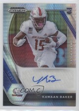 2021 Panini Prizm Draft Picks Hyper Kawaan Baker #DPA-KAW Auto uk2