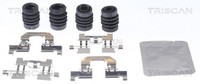 ZubehöRsatz Scheibenbremsbelag Triscan 8105 501589 FüR BM Mazda BN Opel Corsa