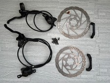 Shimano BL-MT200 hydraulic disc brake set, front & rear & Rotors